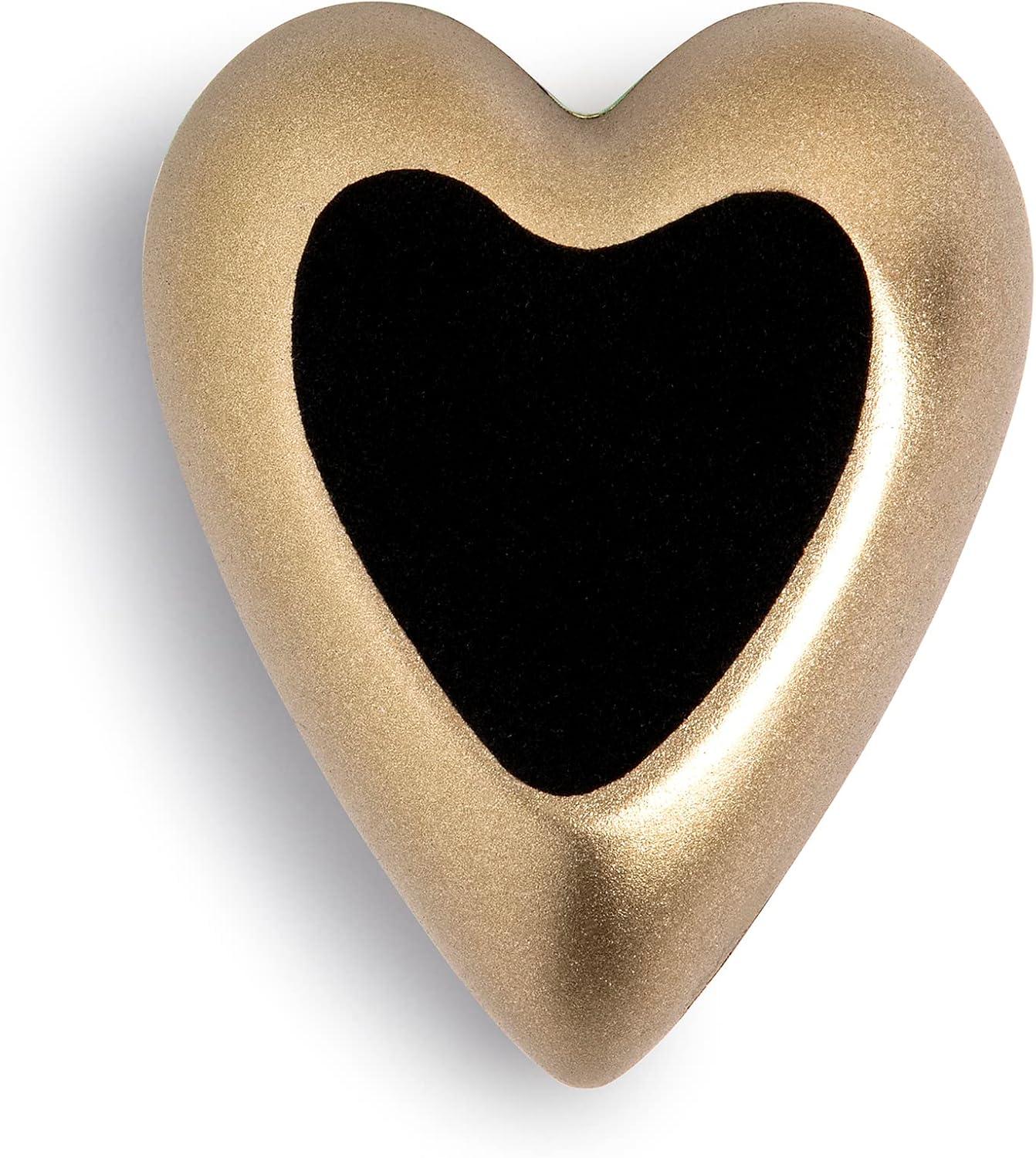 imageDEMDACO Brighten The World with Your Colors Blue Butterfly 35 x 3 Resin Stone Art Heart Keeper BoxBlue Butterfly