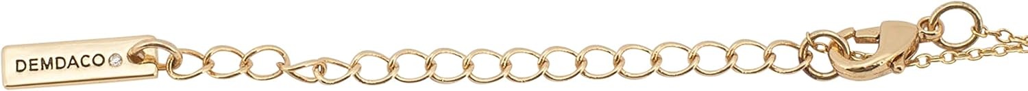 image:imageDEMDACO Pearl Charm Gold Tone One Size Fits Most Brass Metal Womens Choker Necklace