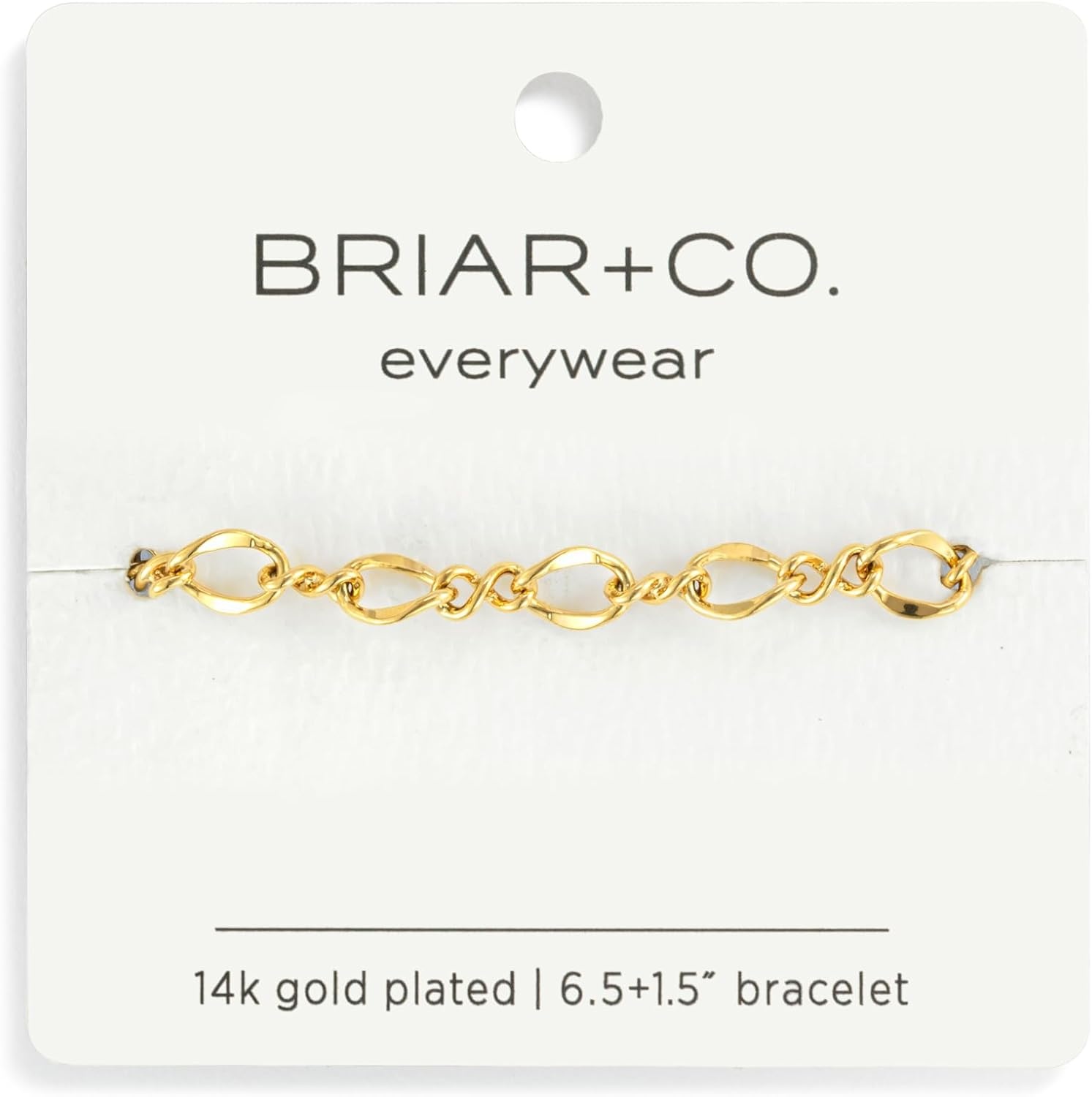 image:imageDEMDACO Womens Everyday Fashion Bracelet GoldPlated ChainTwisted Oval
