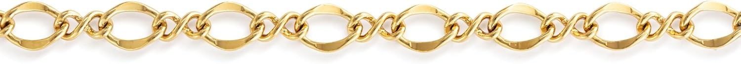 image:imageDEMDACO Womens Everyday Fashion Bracelet GoldPlated ChainTwisted Oval