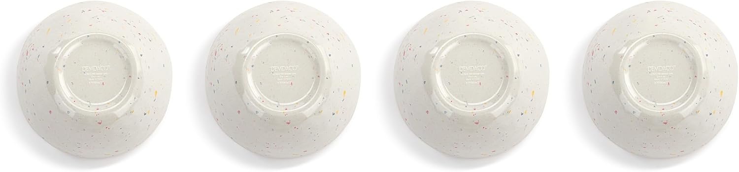 image:imageDEMDACO Decorative Snack Bowls for Nuts Fruit or Dips 3 x 6 Inch Melamine Confetti Set of 4
