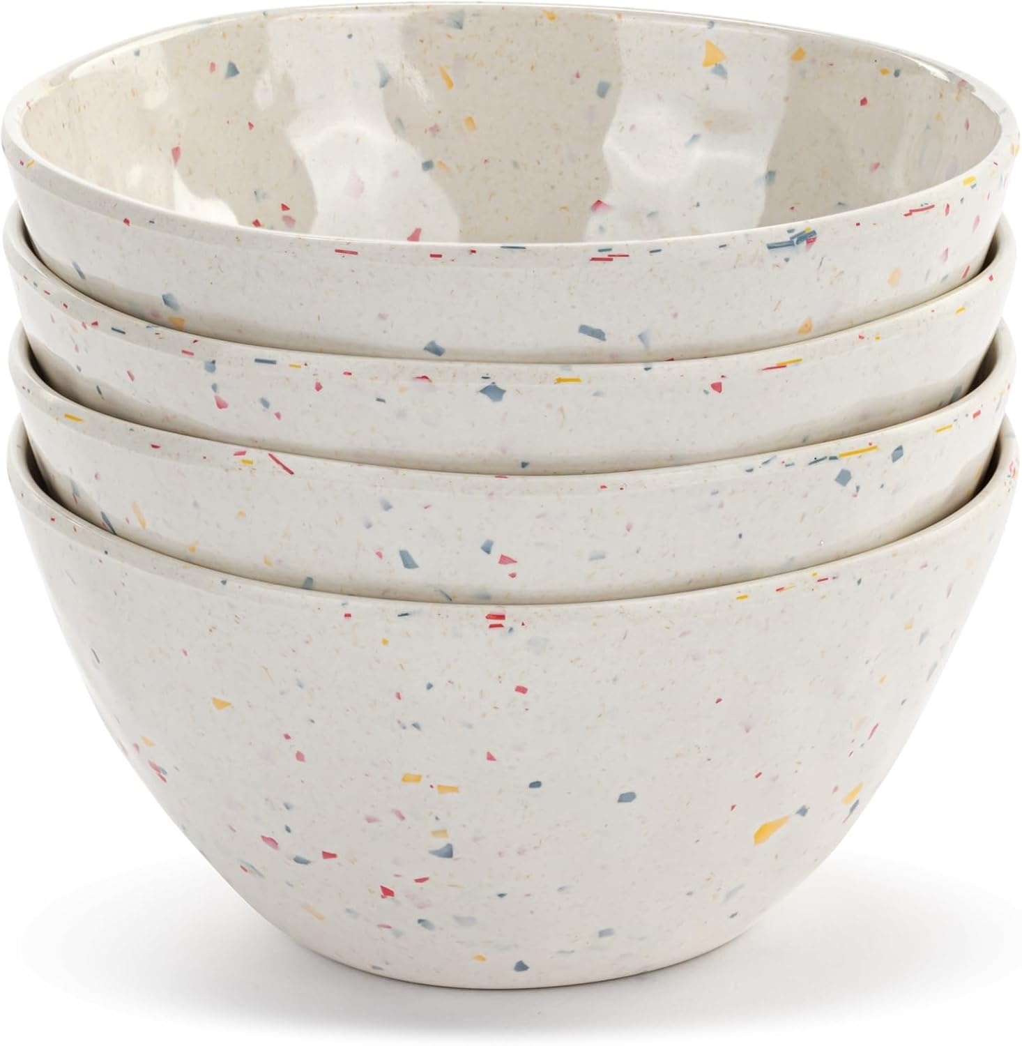 image:imageDEMDACO Decorative Snack Bowls for Nuts Fruit or Dips 3 x 6 Inch Melamine Confetti Set of 4