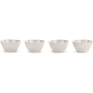 DEMDACO Decorative Snack Bowls for Nuts Fruit or Dips 3 x 6 Inch Melamine Confetti Set of 4