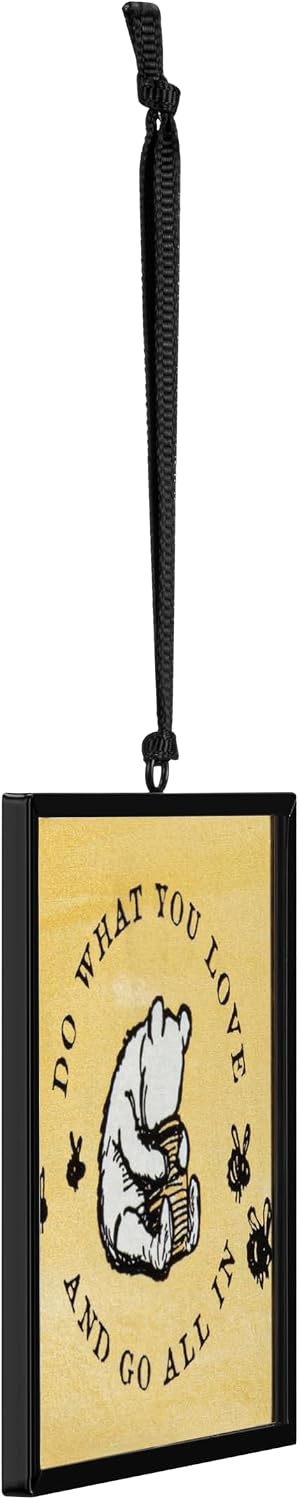 image:imageDemdaco Hanging Suncatcher Ornament for Window 3 x 3 Inch Iron and Glass Classic Yellow Bear Go All in