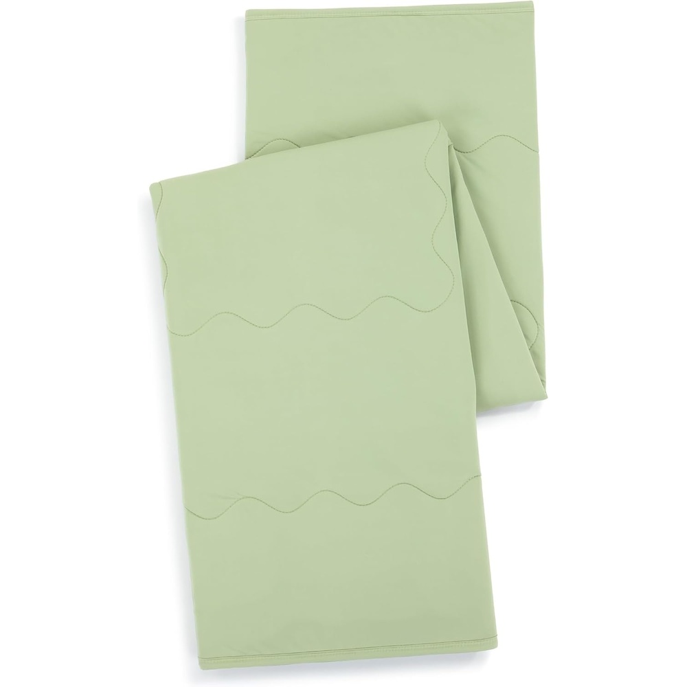 image:imageDEMDACO Weighted Cooling Lap Throw Blanket from Comfort Collection 50 x 60 Inch Polyester Sage GreenSage Green