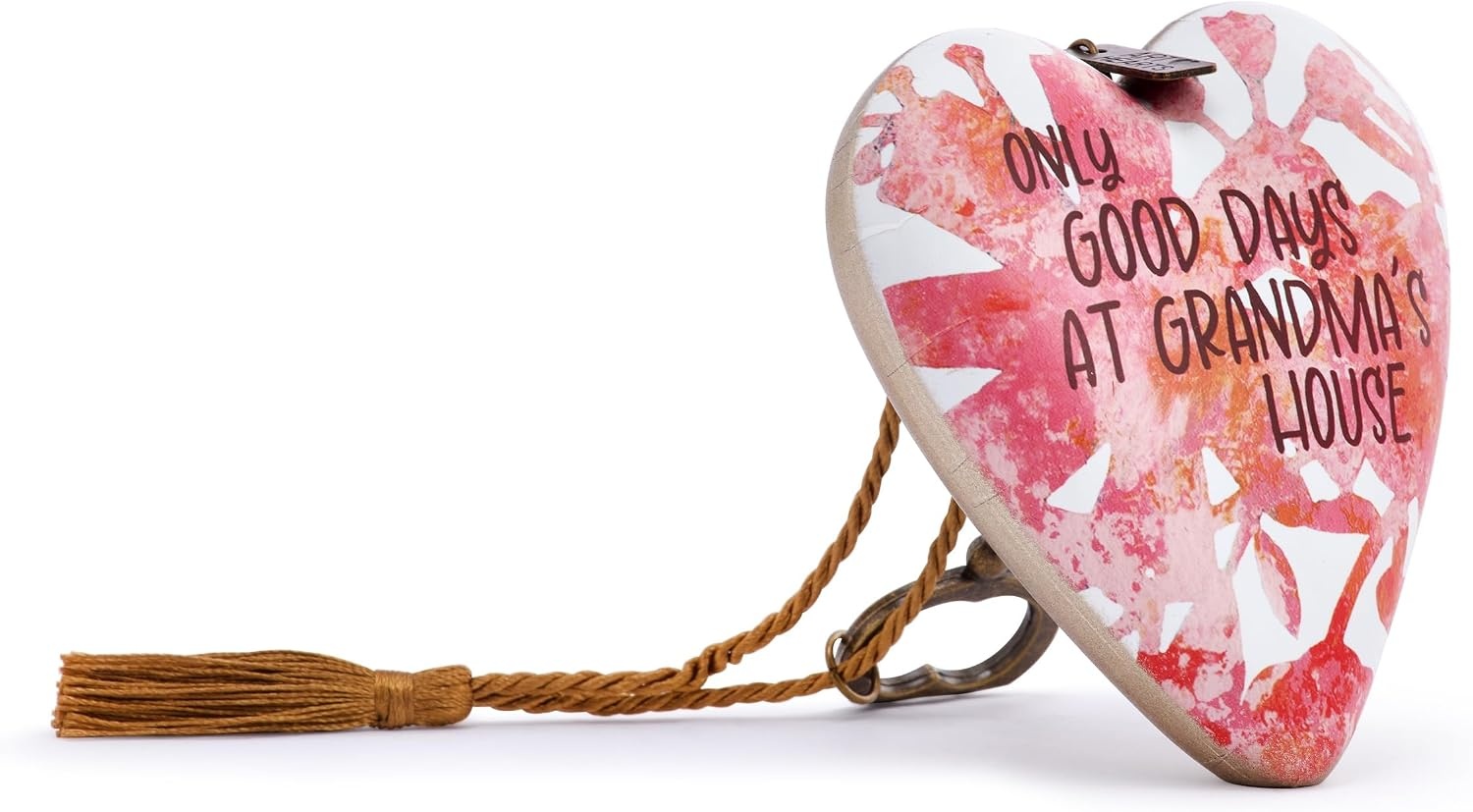 image:imageDEMDACO Art Heart with Vintage Skeleton Key Stand Tabletop Sculpture 35 Inch Resin Good Days at Grandmas