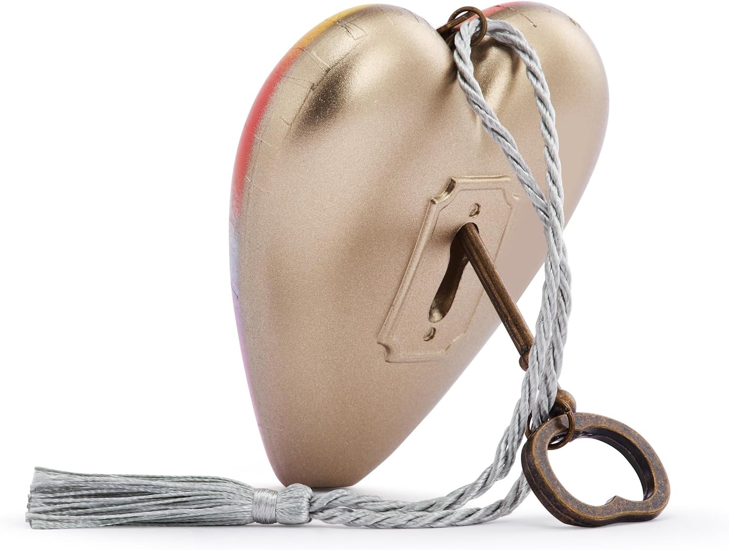 image:imageDEMDACO Art Heart with Vintage Skeleton Key Stand Tabletop Sculpture 35 Inch Resin Home is Where The Paws are