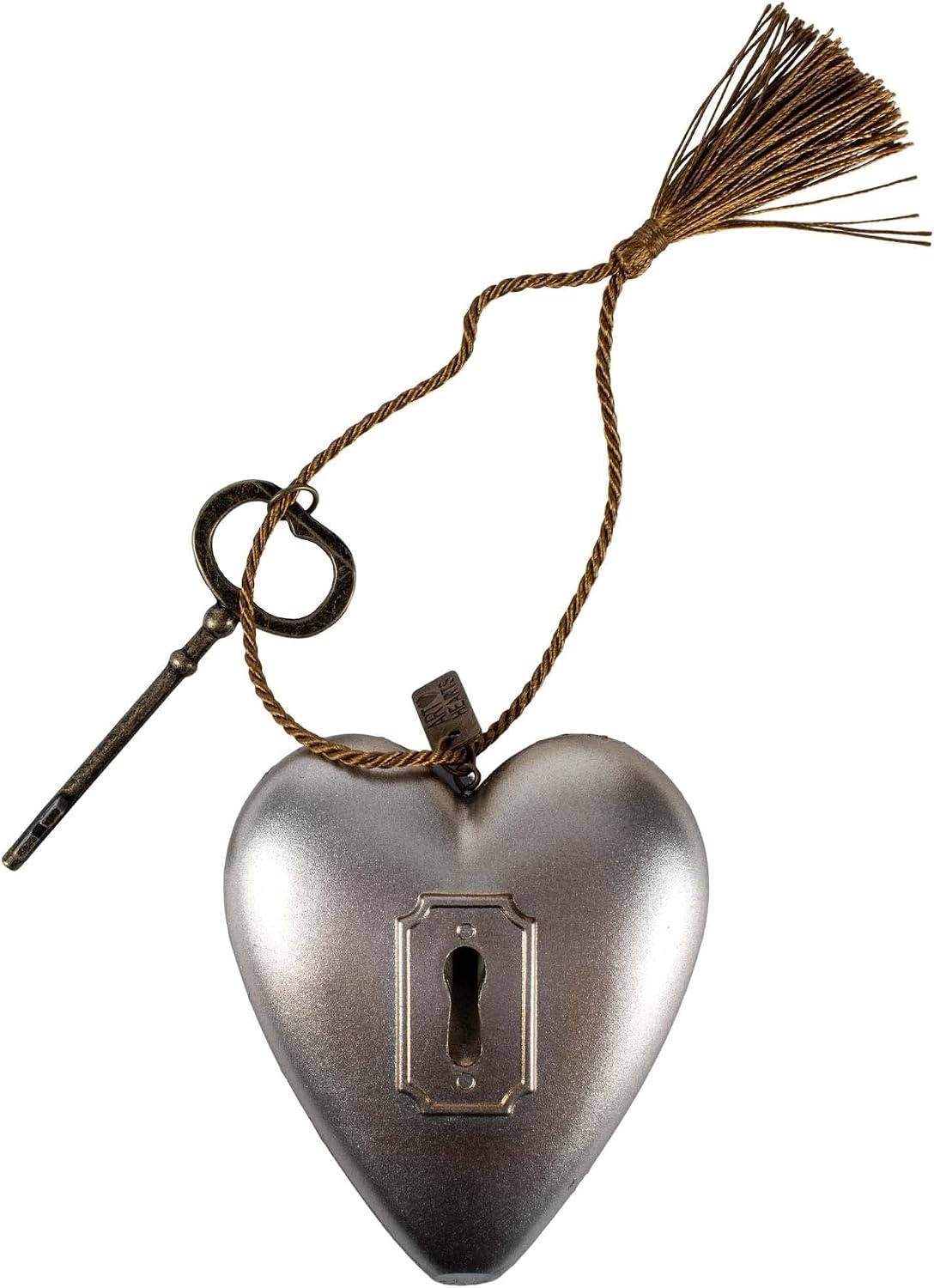image:imageDEMDACO O Holy Night Nativity Art Heart Metal Paper and Resin 4 in
