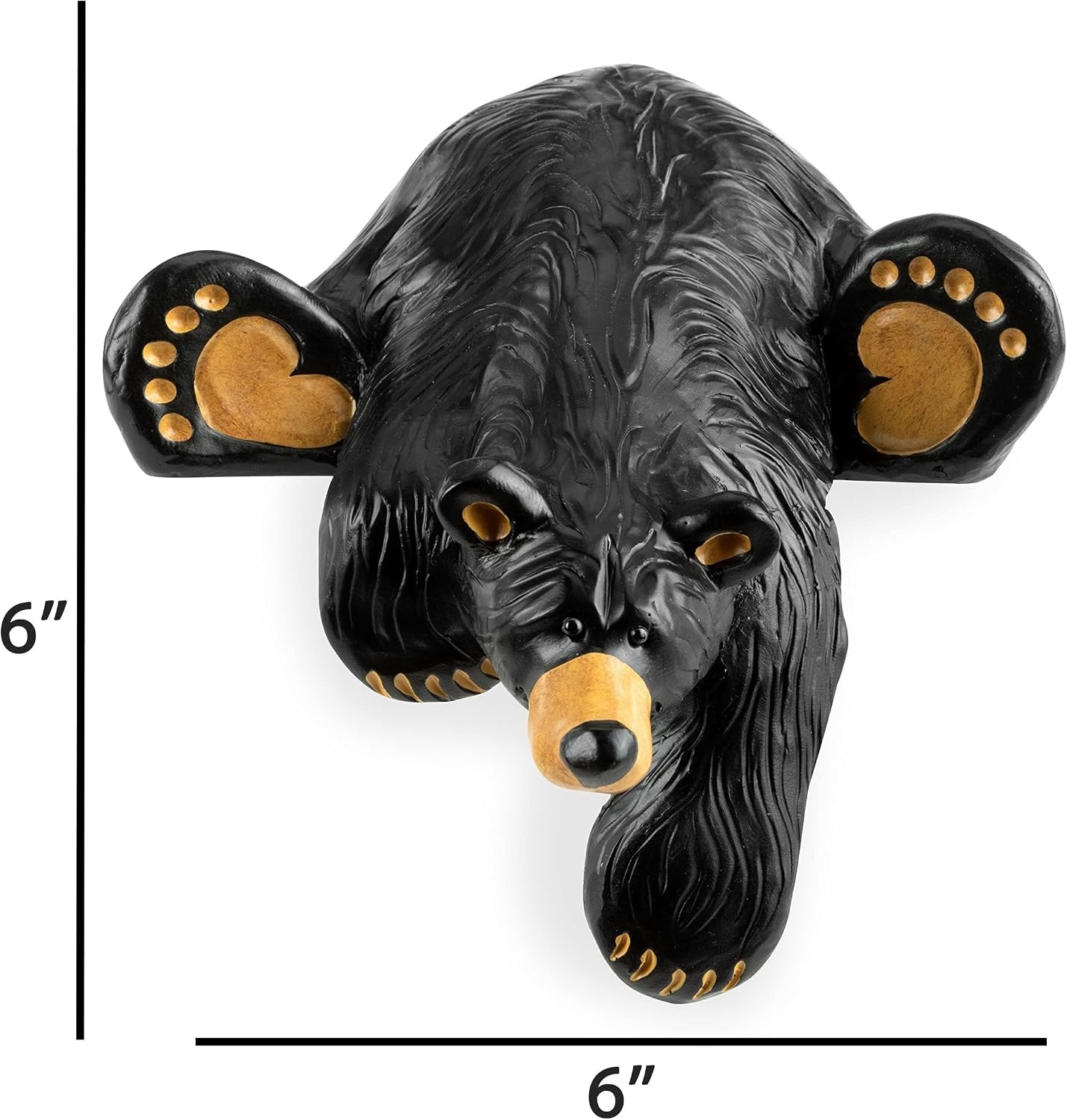 image:imageDEMDACO Bearfoots by Jeff Fleming Curious Bear Shelf Sitter Figurine