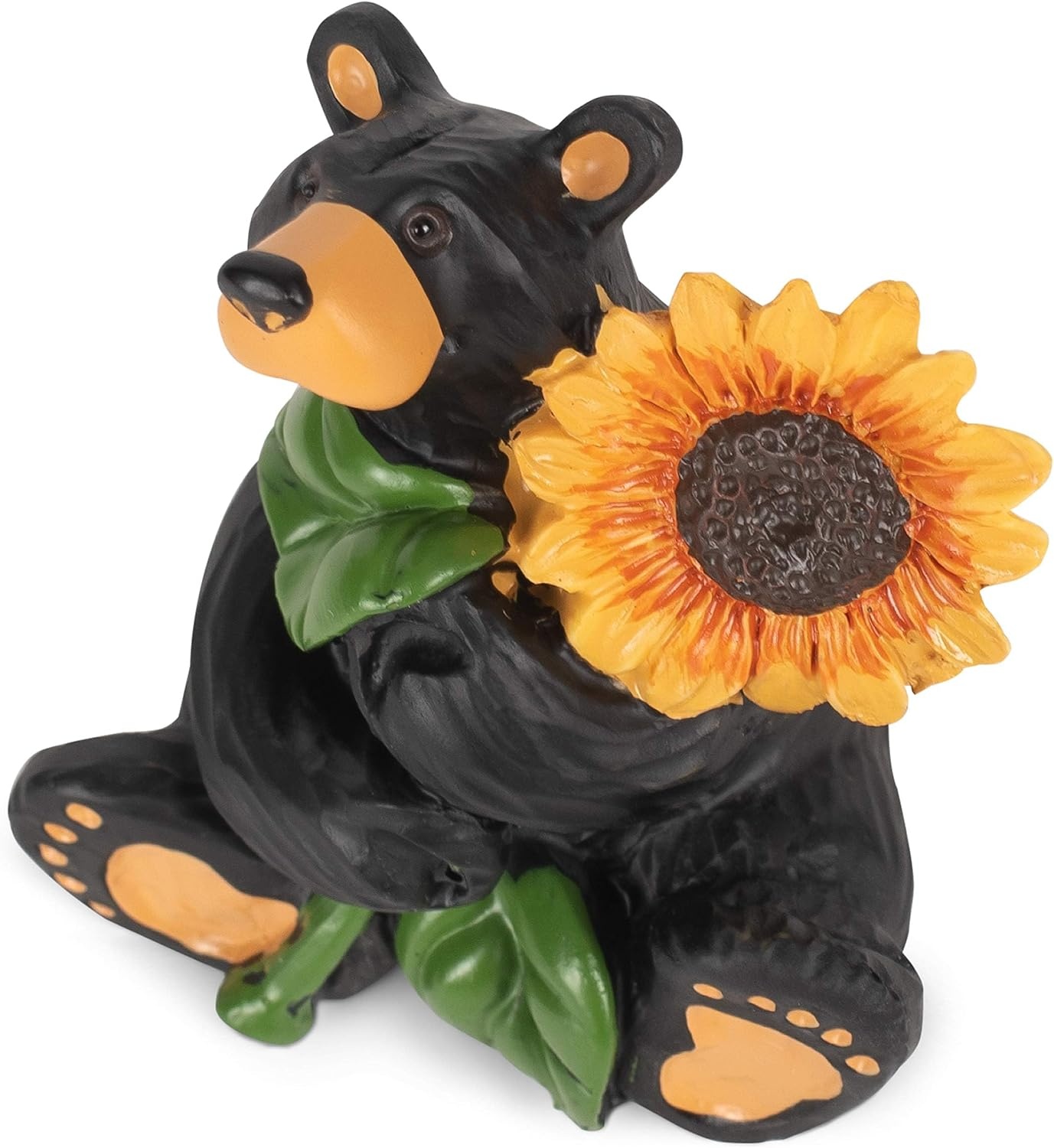 image:imageDEMDACO Bearfoots by Jeff Fleming Sunflower Bear Mini Figurine 2 x 275 in