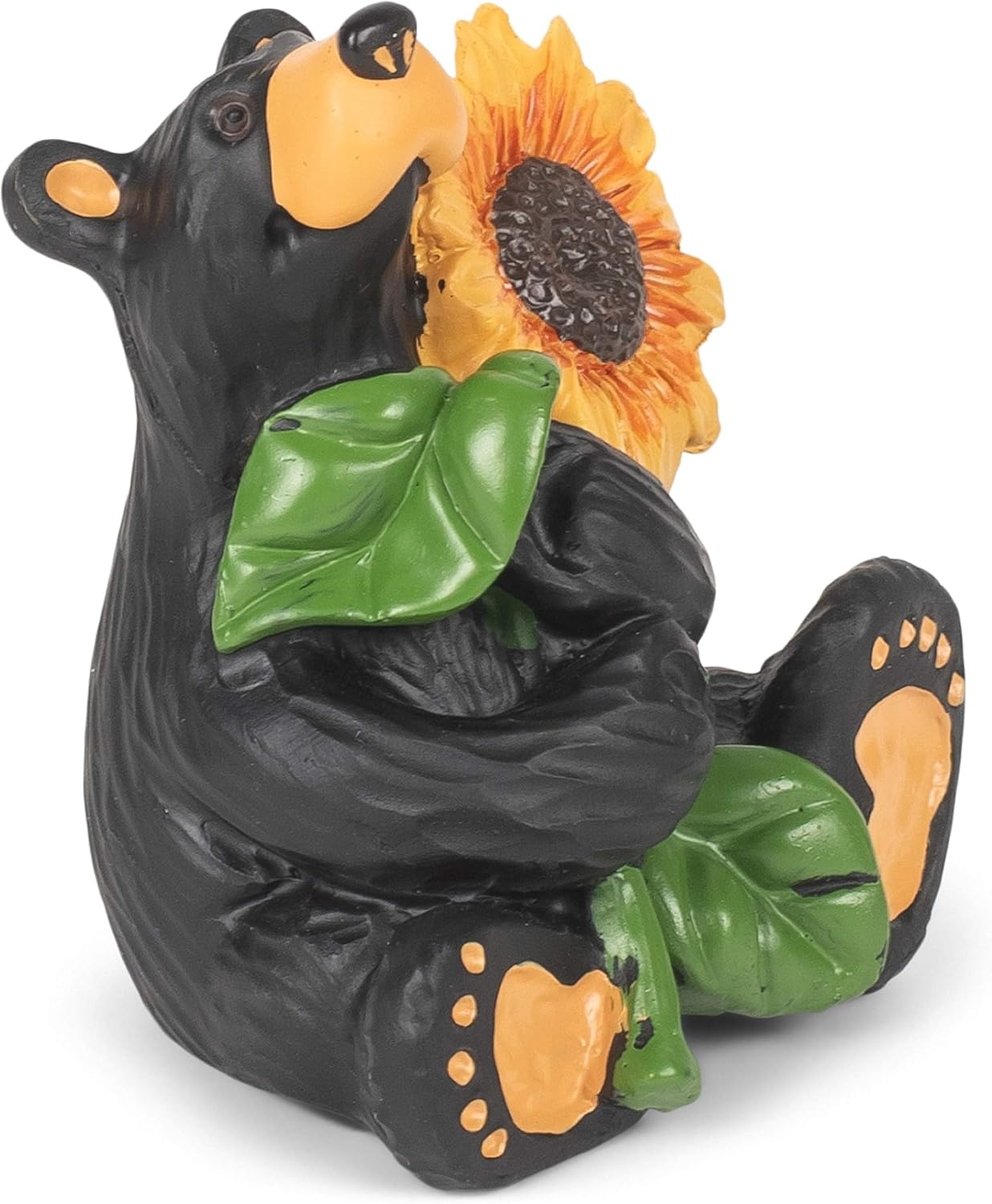 image:imageDEMDACO Bearfoots by Jeff Fleming Sunflower Bear Mini Figurine 2 x 275 in