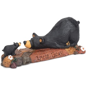 DEMDACO Bearfoots by Jeff Fleming Little Bear Black Bear, 2 x 6 in