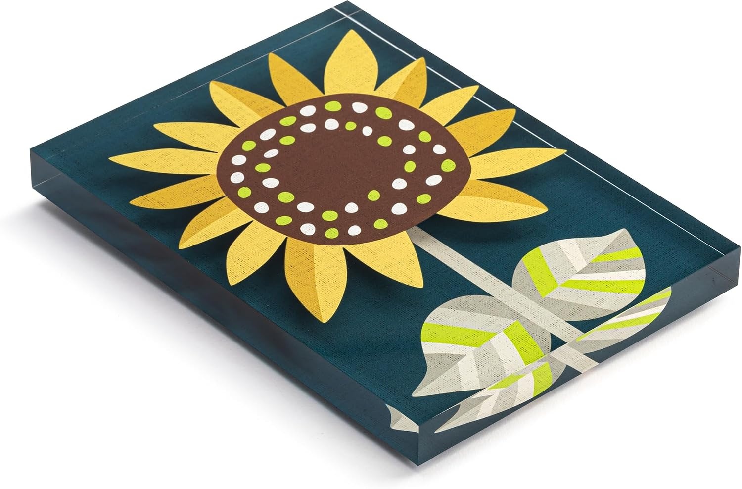 image:imageDEMDACO Hanging Tile Wall Art Everyday Home Dcor 5 x 7 Inch Acrylic Sunshine Together