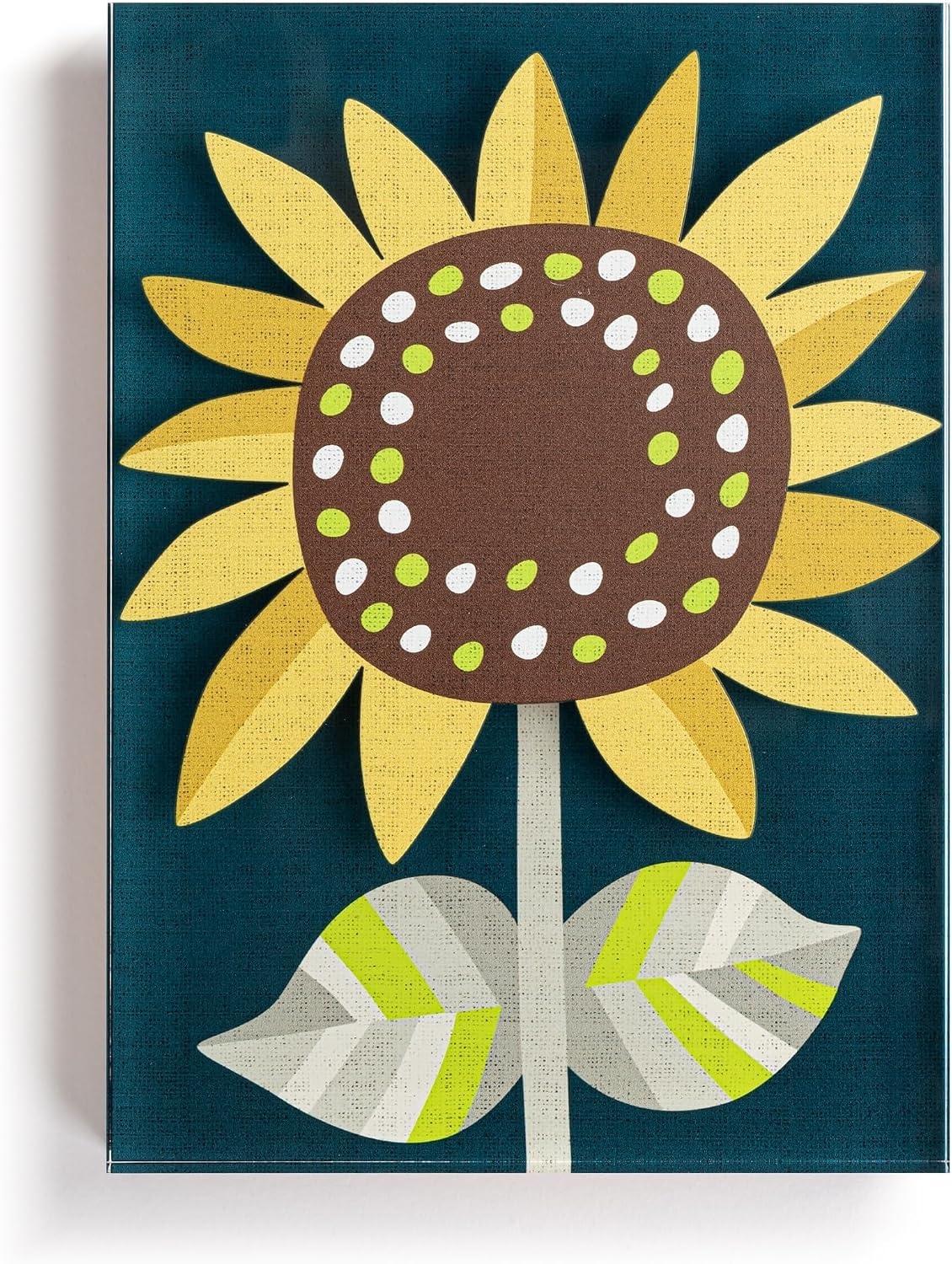 image:imageDEMDACO Hanging Tile Wall Art Everyday Home Dcor 5 x 7 Inch Acrylic Sunshine Together