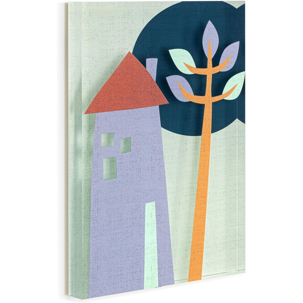 image:imageDEMDACO Hanging Tile Wall Art Everyday Home Dcor 5 x 7 Inch Acrylic Home Together