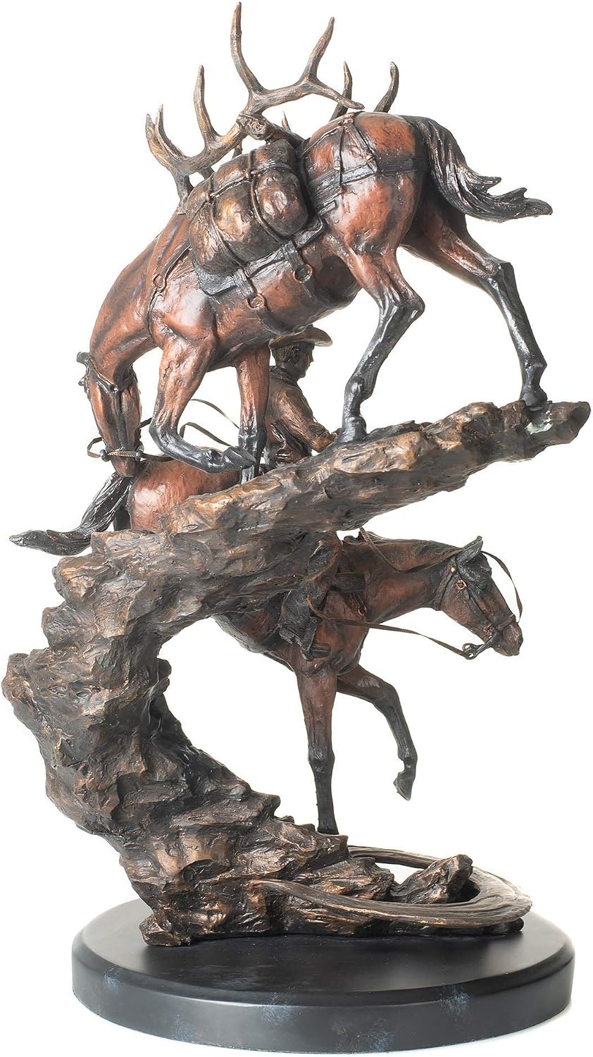 image:imageDEMDACO Last Creek Crossing Decorative Sculpture Bronze Color Finish