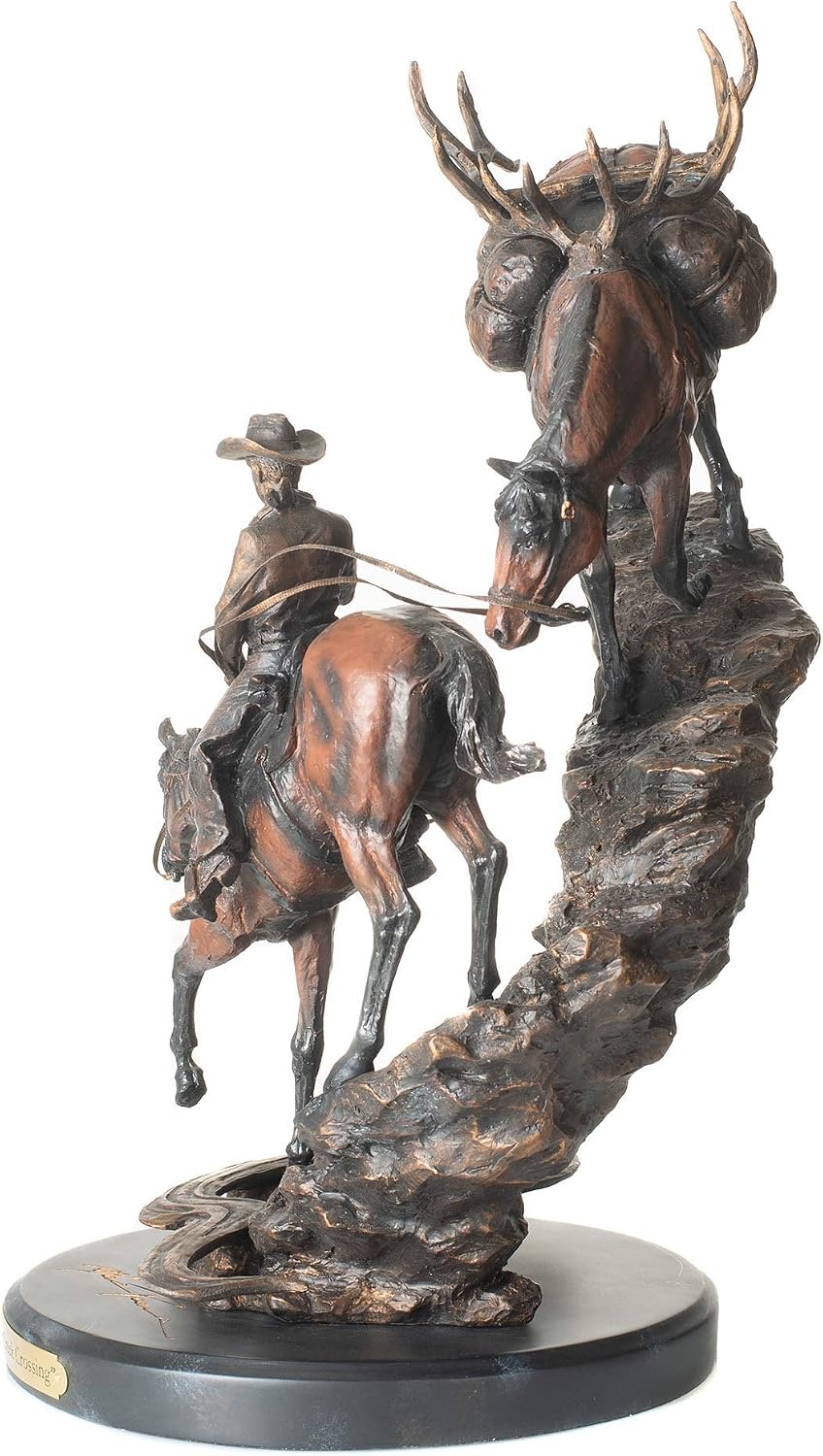 image:imageDEMDACO Last Creek Crossing Decorative Sculpture Bronze Color Finish