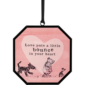 DEMDACO Hanging Suncatcher Ornament, Bounce in Your Heart, 3 x 3″